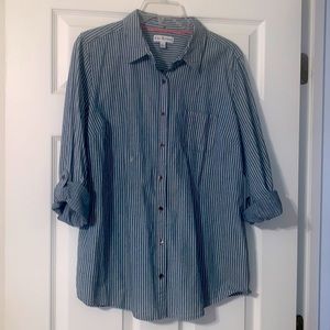 Kim Rogers Striped Shirt